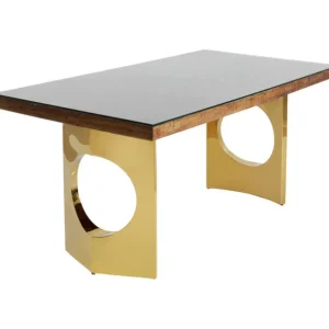New KARE Design Table Conley Oho Gold 180x90cm