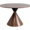 Clearance KARE Design Table Cono Walnut Ø120cm