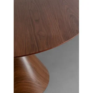 Clearance KARE Design Table Cono Walnut Ø120cm