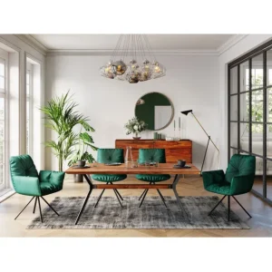 Clearance KARE Design Table Downtown Walnut 180x90cm