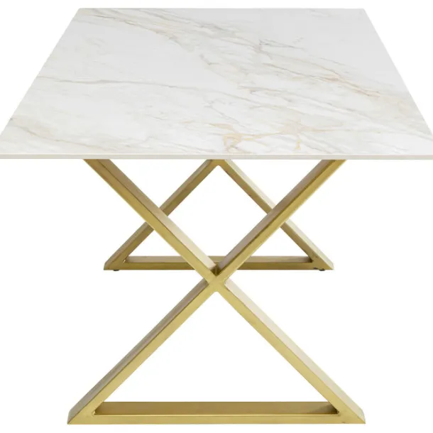 table_eternity_cross_bras_3.webp Best KARE Design Table Eternity Cross Brass 180x90cm