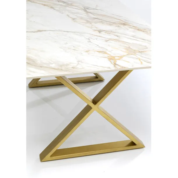 table_eternity_cross_bras_5.webp Best KARE Design Table Eternity Cross Brass 180x90cm