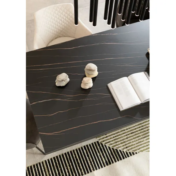 table_gloria_black_cerami_1.webp Sale KARE Design Table Gloria Black Ceramic Black 200x100cm
