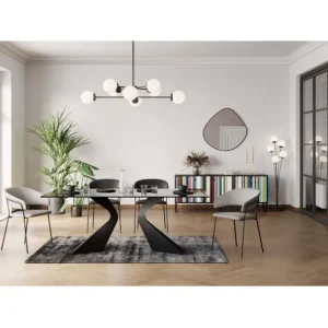 Fashion KARE Design Table Gloria Black 200x100cm