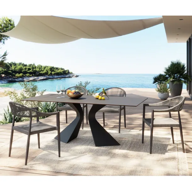 table_gloria_ceramic_blac_2.webp Hot KARE Design Table Gloria Ceramic Black 180x90cm