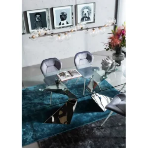 Fashion KARE Design Table Gloria Chrome 200x100cm
