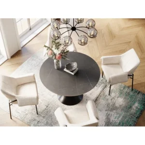 New KARE Design Table Grande Possibilita Black Ø120cm