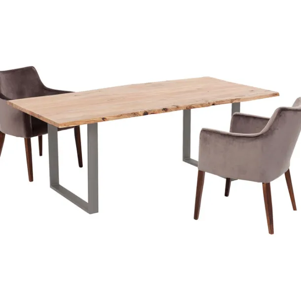 table_harmony_crude_steel_0.webp Best KARE Design Table Harmony Crude Steel 200x100