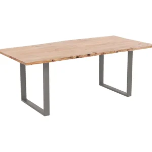 Clearance KARE Design Table Harmony Crude Steel 160x80