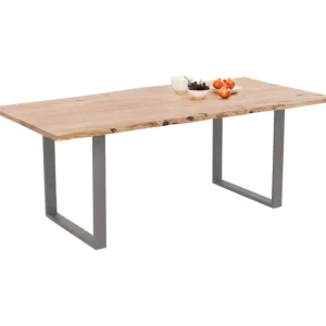Clearance KARE Design Table Harmony Crude Steel 160x80