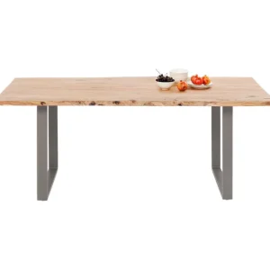 Clearance KARE Design Table Harmony Crude Steel 160x80