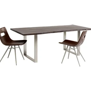 New KARE Design Table Harmony Dark Chrome 180x90