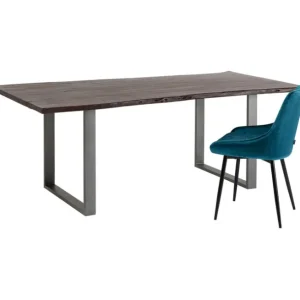Outlet KARE Design Table Harmony Dark Crude Steel 180x90