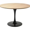 Outlet KARE Design Table Invitation Set Oak Black Ø120cm