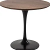 Online KARE Design Table Invitation Set Walnut Black Ø90cm