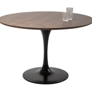 Sale KARE Design Table Invitation Set Walnut Black Ø120cm
