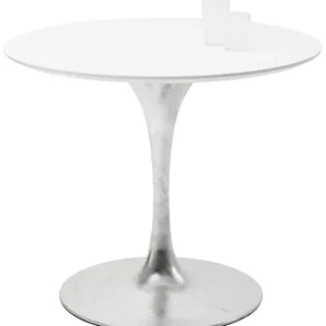 Clearance KARE Design Table Invitation Set White Zinc Ø90cm