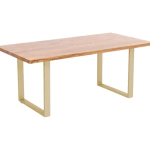 Online KARE Design Table Jackie Oak Brass 160x80