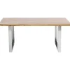 Fashion KARE Design Table Jackie Oak Chrome 160x80