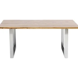 Fashion KARE Design Table Jackie Oak Chrome 160x80