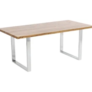 Fashion KARE Design Table Jackie Oak Chrome 160x80