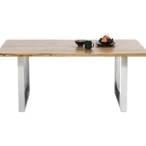Fashion KARE Design Table Jackie Oak Chrome 160x80