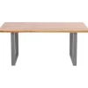 Discount KARE Design Table Jackie Oak Crude Steel 160x80