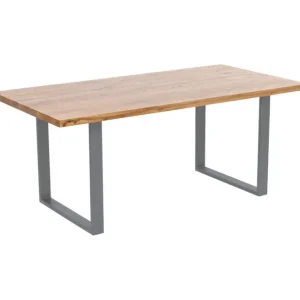Discount KARE Design Table Jackie Oak Crude Steel 160x80