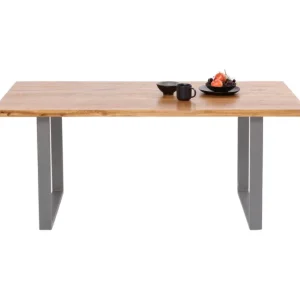 Discount KARE Design Table Jackie Oak Crude Steel 160x80