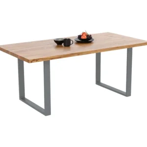 Discount KARE Design Table Jackie Oak Crude Steel 160x80