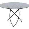 Hot KARE Design Table Molekular Black Ø120cm