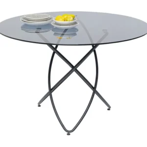 Hot KARE Design Table Molekular Black Ø120cm