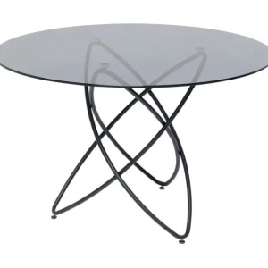 Hot KARE Design Table Molekular Black Ø120cm