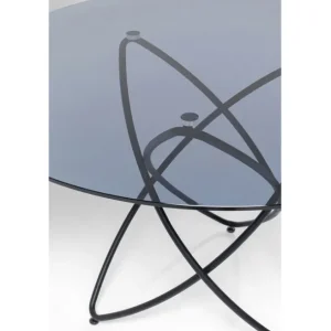 Hot KARE Design Table Molekular Black Ø120cm