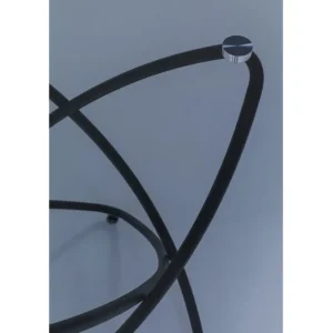 Hot KARE Design Table Molekular Black Ø120cm