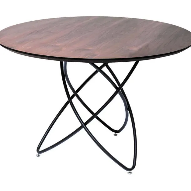 table_molekular_black_wal_0.webp Online KARE Design Table Molekular Black Walnut Ø120cm