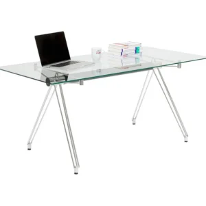 Fashion KARE Design Table Officia Tempered Glass 160x80 cm