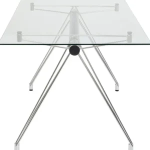 Fashion KARE Design Table Officia Tempered Glass 160x80 cm