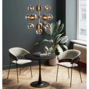 Discount KARE Design Table Schickeria Black Ø80