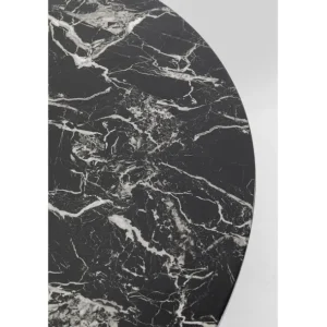 Hot KARE Design Table Schickeria Marble Black Ø110cm