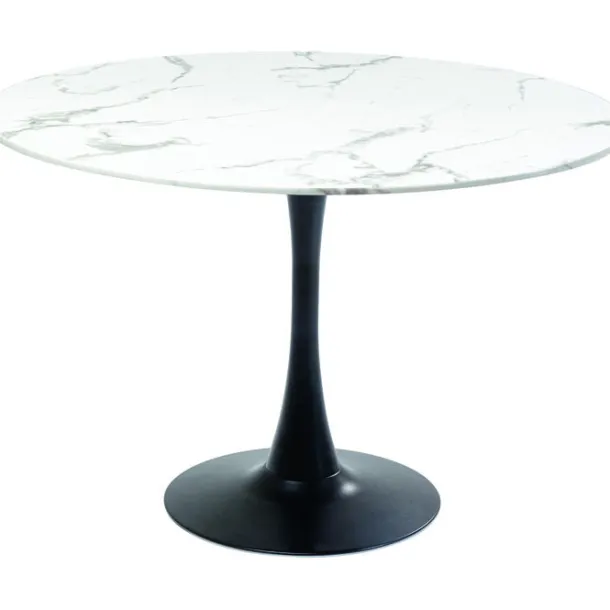 table_schickeria_marble_w_0-1.webp Hot KARE Design Table Schickeria Marble White Black Ø110cm