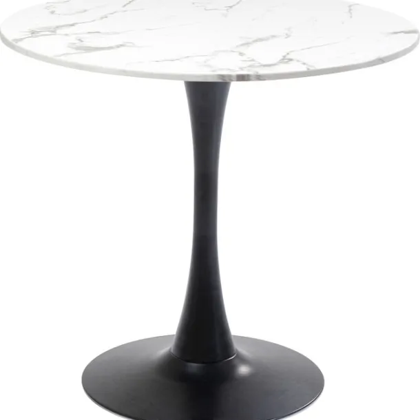 table_schickeria_marble_w_0-3.webp Online KARE Design Table Schickeria Marble White Black Ø80cm