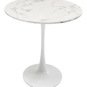 Online KARE Design Table Schickeria Marble White Ø80cm
