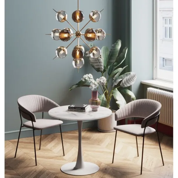 table_schickeria_marble_w_1.webp Online KARE Design Table Schickeria Marble White Ø80cm