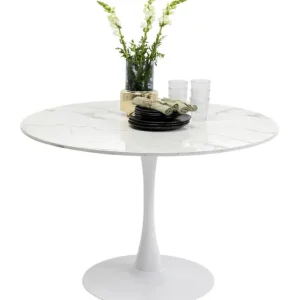 Sale KARE Design Table Schickeria Marble White Ø110cm