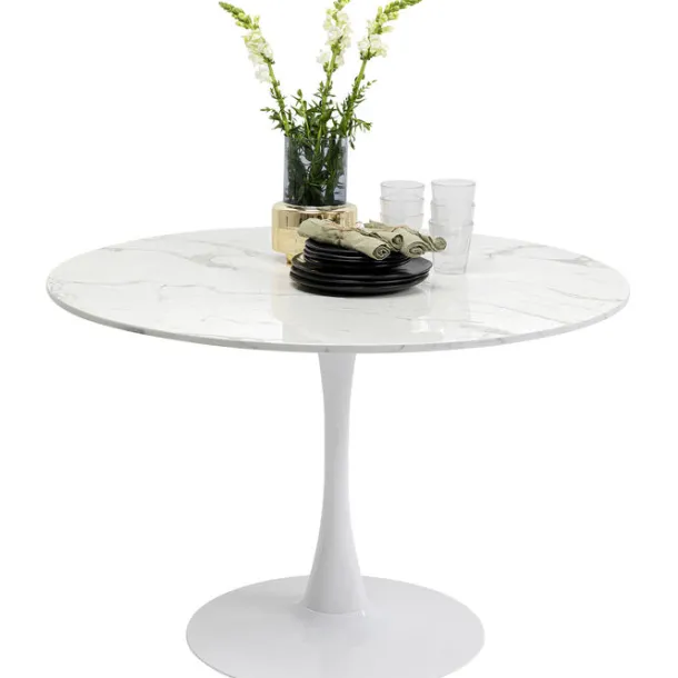 table_schickeria_marble_w_2-1.webp Sale KARE Design Table Schickeria Marble White Ø110cm
