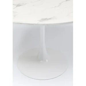Online KARE Design Table Schickeria Marble White Ø80cm