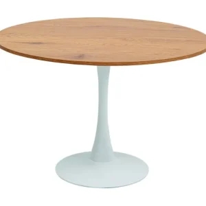 Discount KARE Design Table Schickeria Oak White Ø110cm
