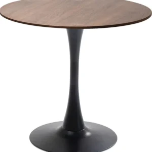 Discount KARE Design Table Schickeria Walnut Black Ø80cm