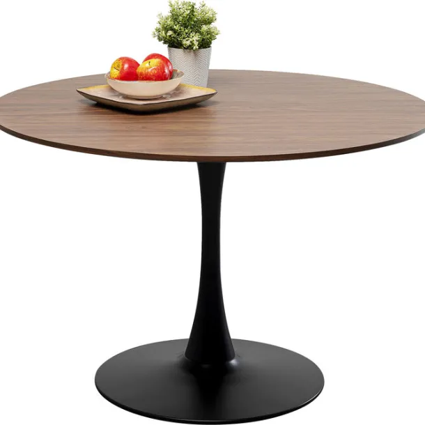 table_schickeria_walnut_b_2.webp Discount KARE Design Table Schickeria Walnut Black Ø110cm